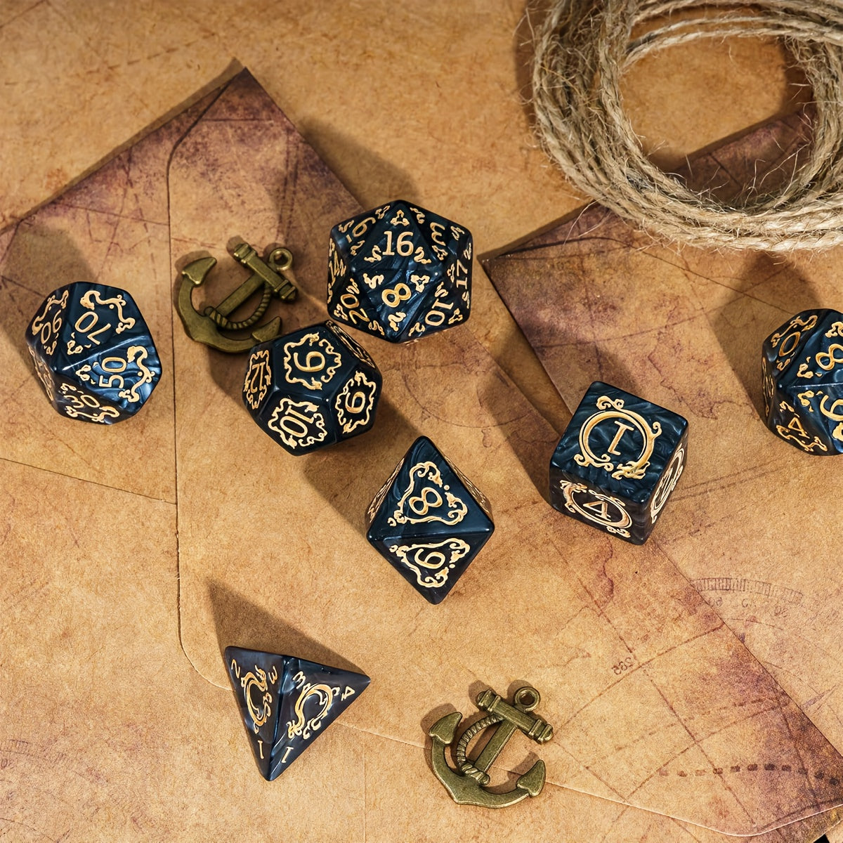 🎲 Les Dés du Dragon Noir – Puissance et Élégance en Jeu ! ⚔️🔥